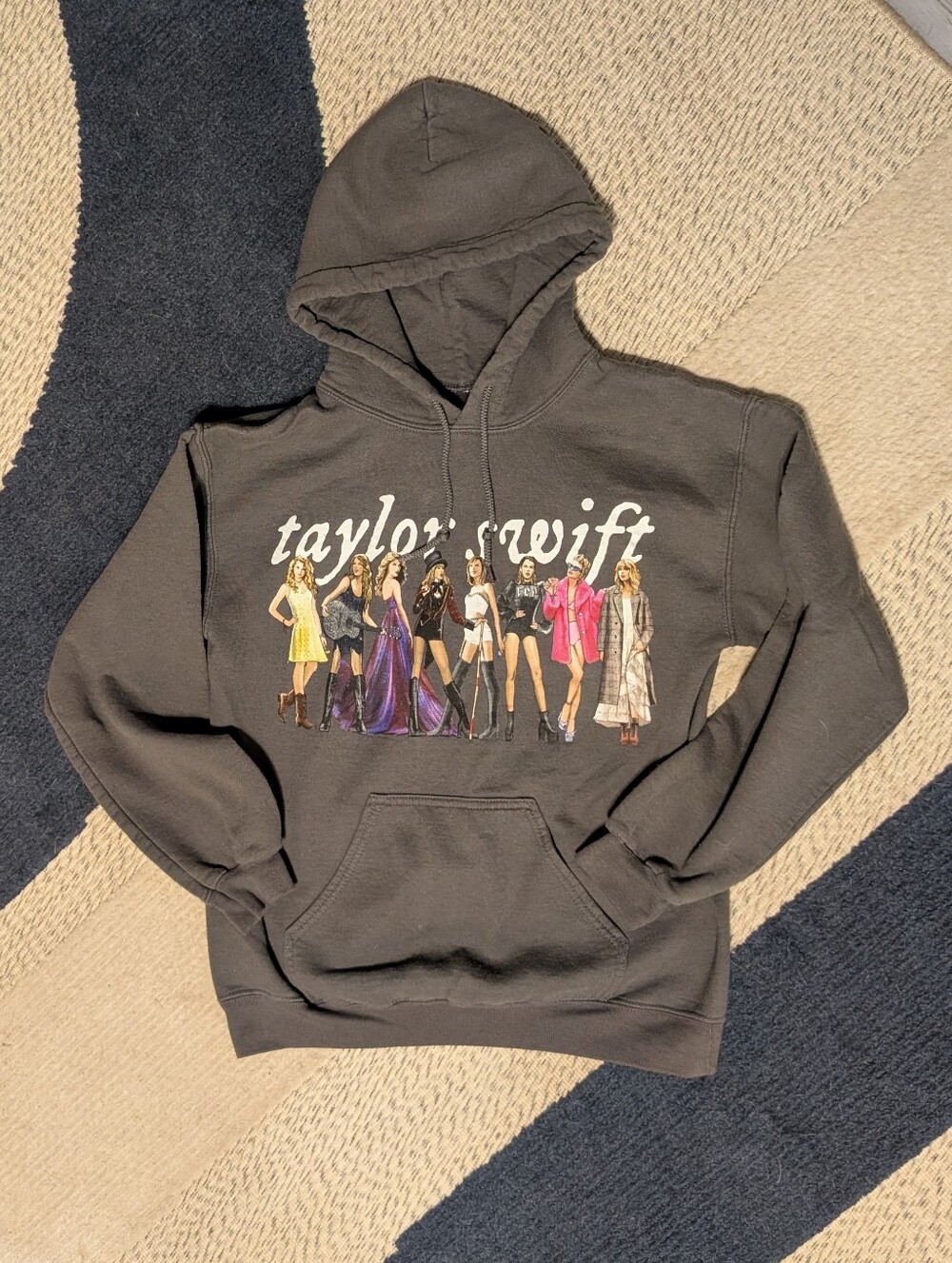Taylor Swift Official Folklore Eras Hoodie Gray S Small